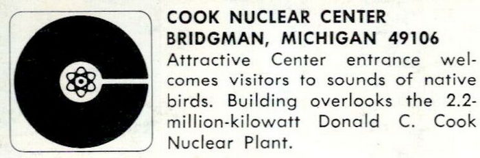 Donald C. Cook Nuclear Plant - Old Postcard